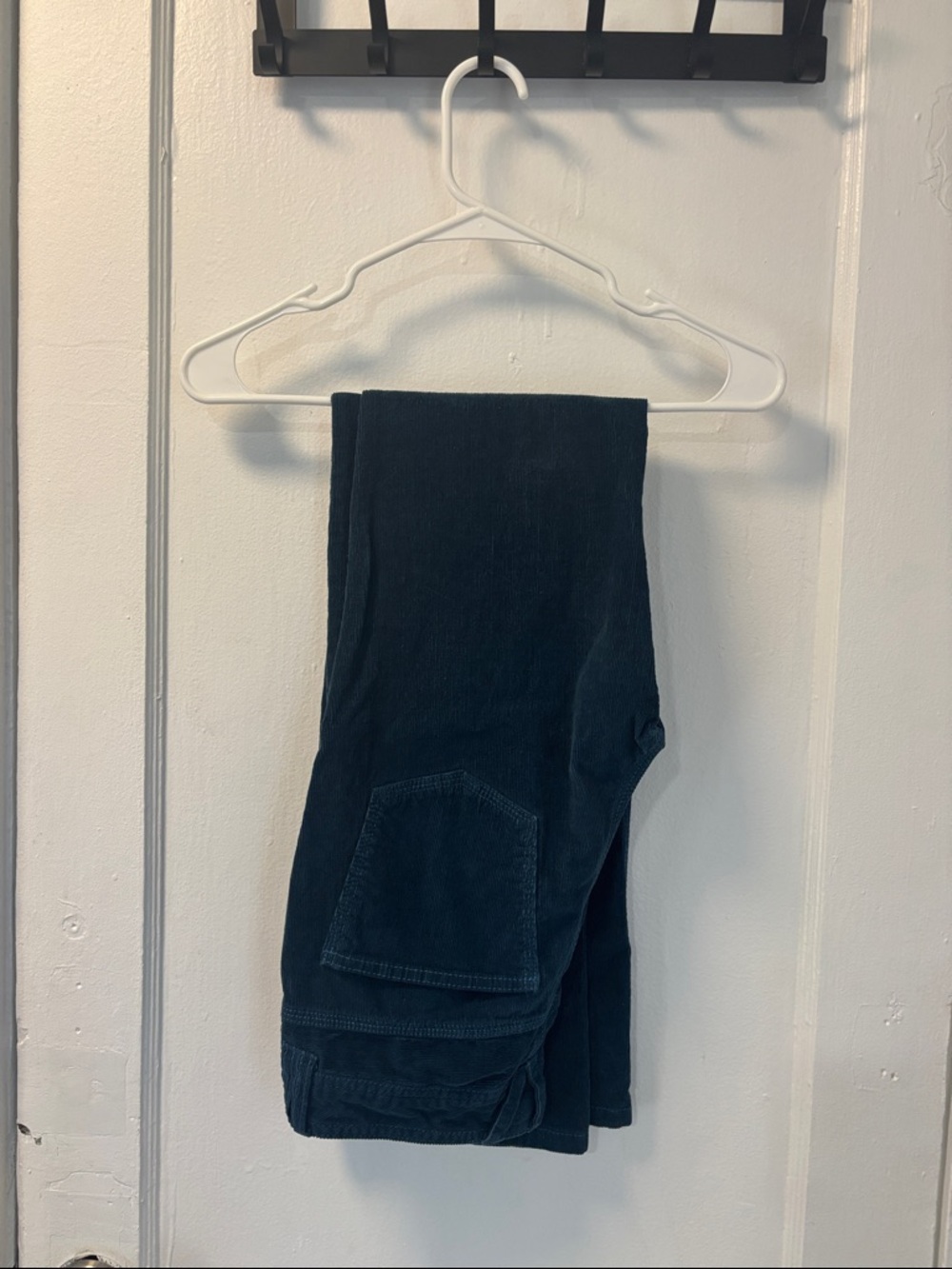 H&M Navy Corduroy Trousers size 6